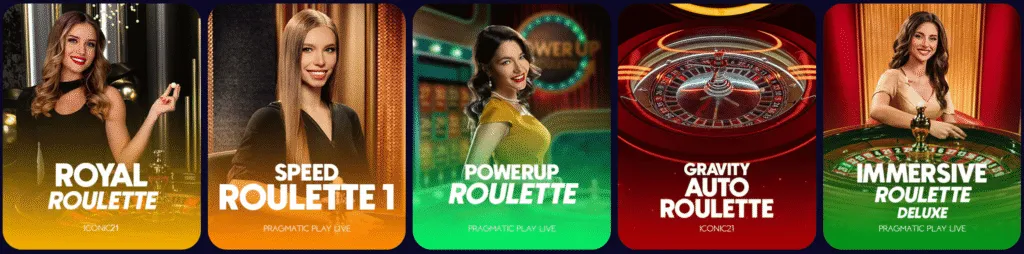 Live dealer spellen Spinsino